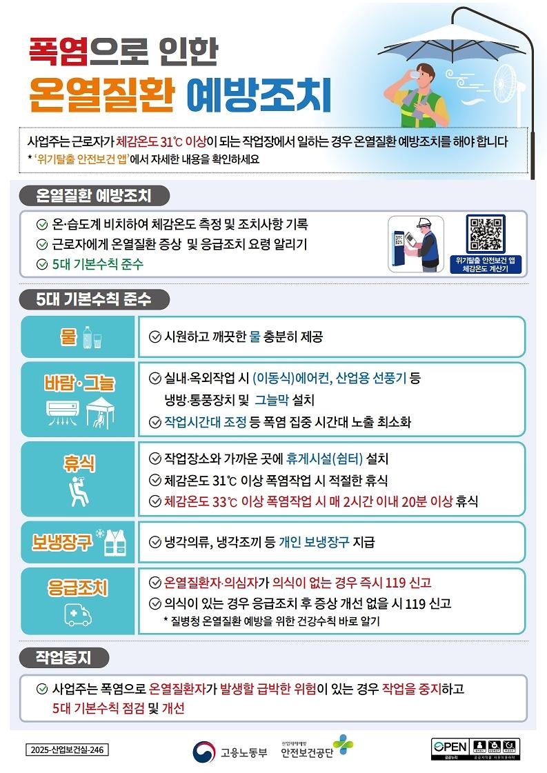 [붙임]_2025년_온열질환예방지침(OPS).pdf_page_1.jpg 이미지